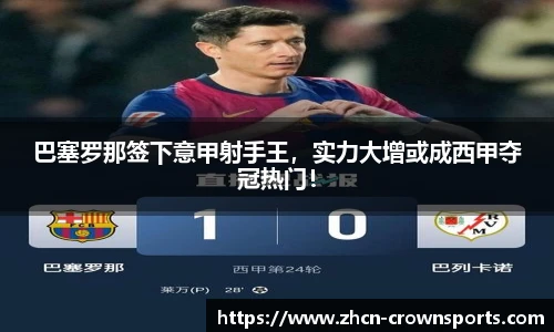 巴塞罗那签下意甲射手王，实力大增或成西甲夺冠热门！